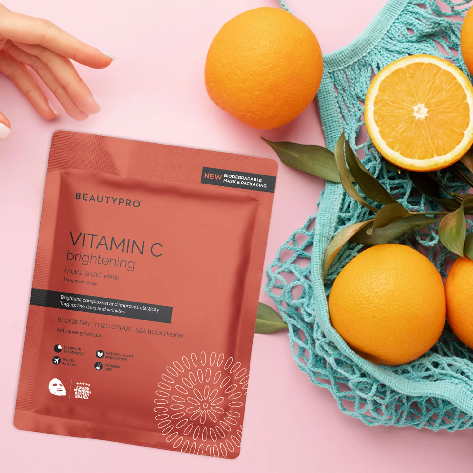 Beauty Pro Vitamin C Brightening Sheet Mask