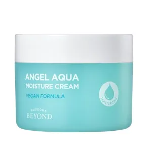 BEYOND Angel Aqua Cream (5.1fl oz) - Instant Cooling, Hydrating, Soothing Lightweight Face Gel Moisturizer, Sleeping Mask. Korean Skin Care, Vegan. Cica, Hyaluronic Acid, Panthenol.