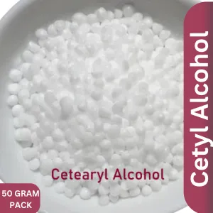 Cetyl Alcohol 50gram  – Premium Cosmetic Emulsifier & Thickener