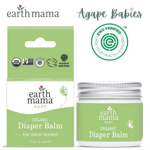 Earth Mama Organic Baby Diaper Balm 2oz Exp: 01/27