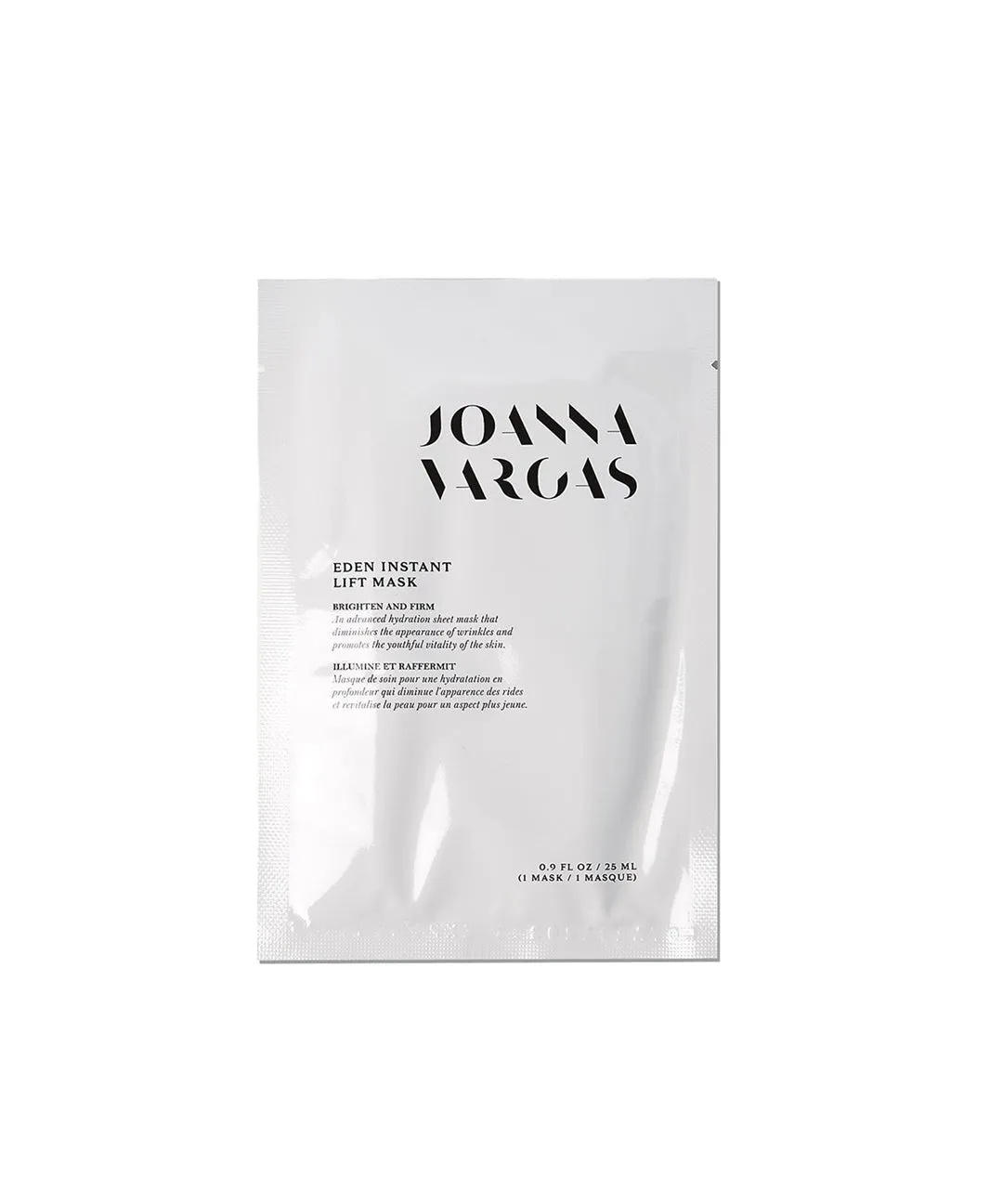 Eden Instant Lift Mask - Firming and Lifting Sheet Mask for Fine Lines and Wrinkle Reduction - 1 Sheet, 0.9 FL OZ / 25 ML - Joanna Vargas