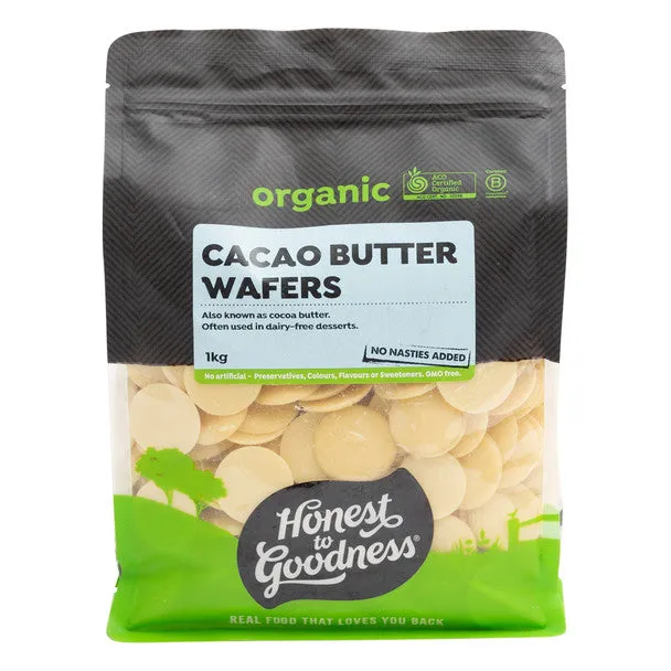 Honest to Goodness Organic Cacao Butter Wafers