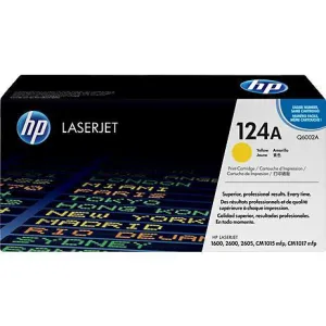 HP 124A Yellow Toner Cartridge-Q6002A