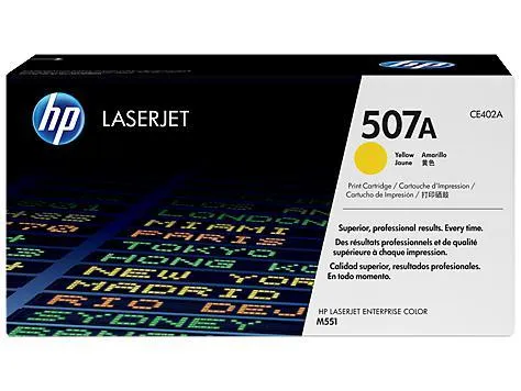 HP 507A Yellow Toner Cartridge CE402A