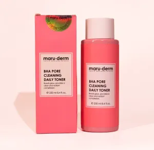 maru.derm Bha pore cleaning daily toner - 250ml | مارو.ديرم تونر أحماض ال bha لتنقية الوجه يوميا - 250 مل