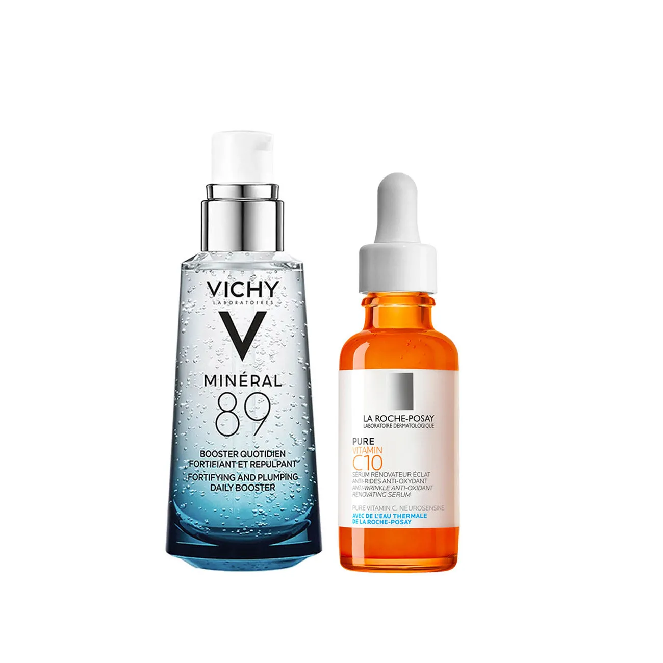 Mineral 89 Fortifying And Plumping Daily Booster & Pure Vitamin C10 Serum Duo