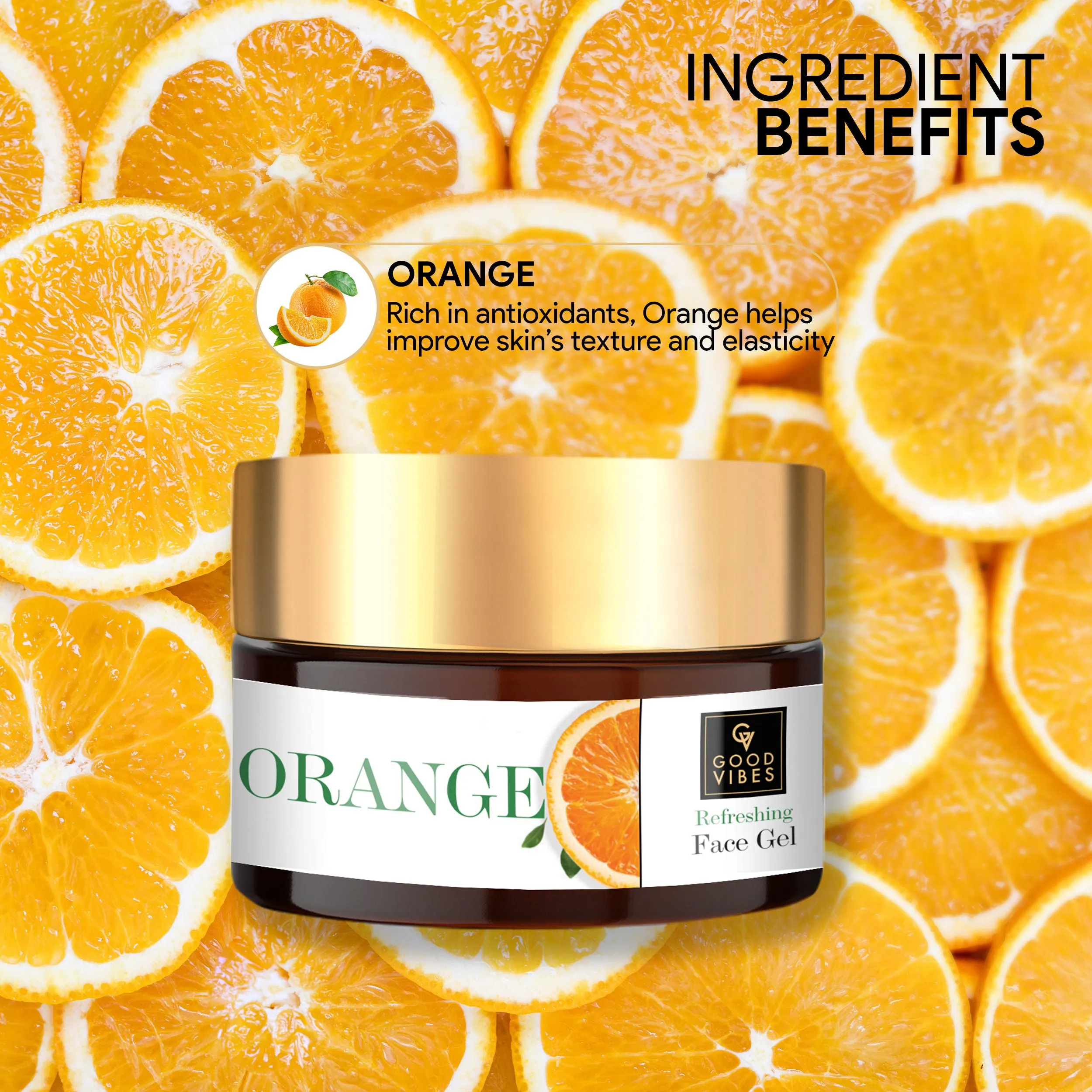 Orange Refreshing Face Gel