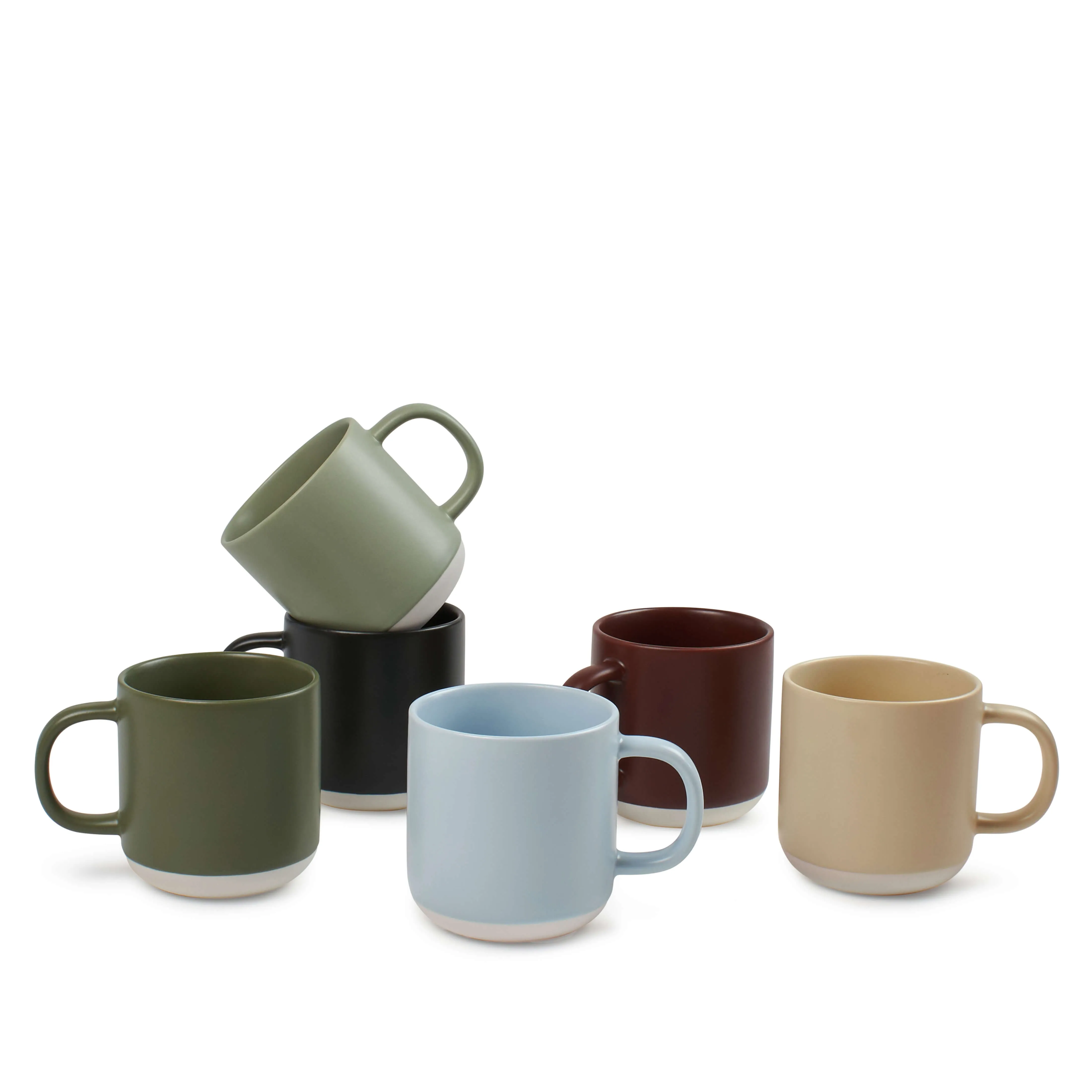 Prism Mug Set 330mL - Set of 6 - Ambit