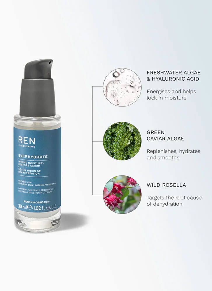 REN Clean Skincare EverHydrate Marine Moisture-Restore Serum