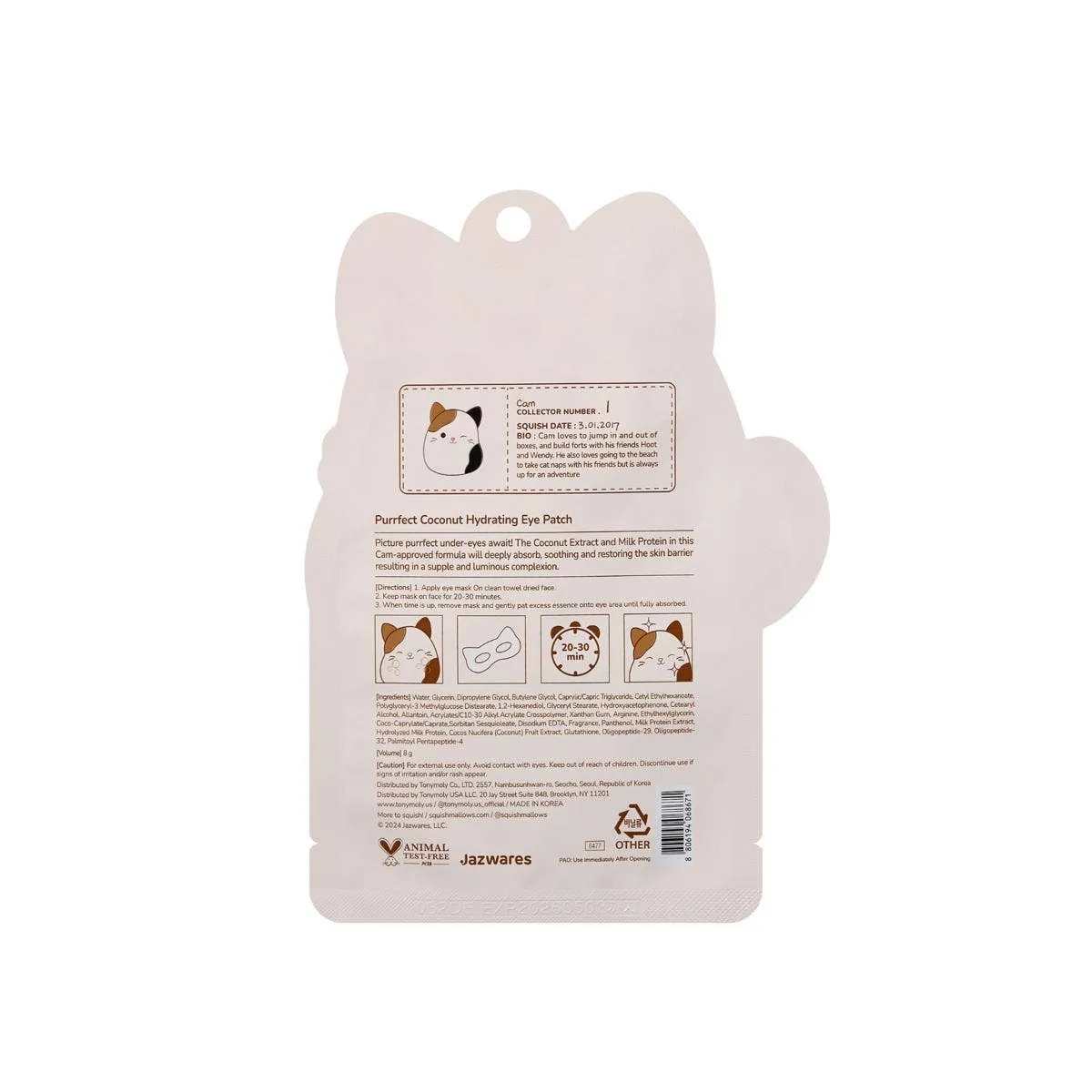 Squishmallows x Tonymoly Eye Masks