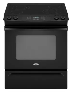 Whirlpool GY397LXUB 30-inch Self-Cleaning Slide-In Electric Range