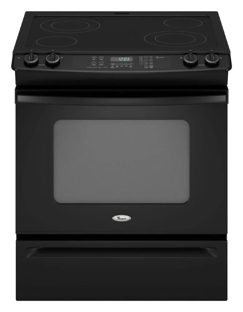 Whirlpool GY397LXUB 30-inch Self-Cleaning Slide-In Electric Range