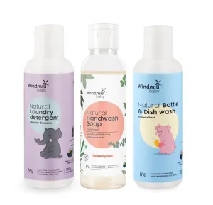 Windmill Baby Natural Cleaning Travel Pack- 300ml